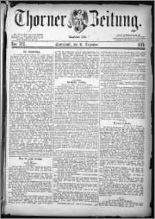 Thorner Zeitung 1879, Nro. 292