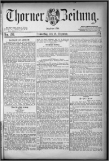 Thorner Zeitung 1879, Nro. 296