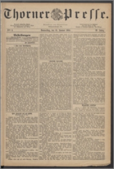 Thorner Presse 1884, Jg. II, Nro. 8 + Beilagenwerbung