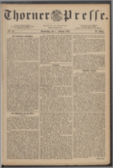 Thorner Presse 1884, Jg. II, Nro. 33