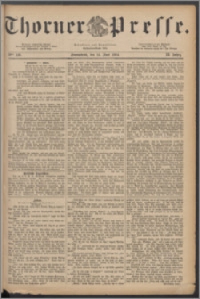 Thorner Presse 1884, Jg. II, Nro. 138 + Beilagenwerbung