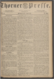 Thorner Presse 1884, Jg. II, Nro. 195