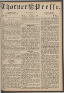 Thorner Presse 1884, Jg. II, Nro. 206