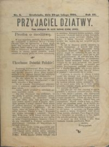 Przyjaciel Dziatwy : pismo poświęcone dla naszej kochanej dziatwy polskiej 1906.02.22