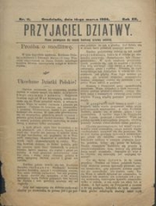 Przyjaciel Dziatwy : pismo poświęcone dla naszej kochanej dziatwy polskiej 1906.03.14 nr 11