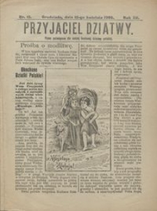 Przyjaciel Dziatwy : pismo poświęcone dla naszej kochanej dziatwy polskiej 1906.04.12 nr 15