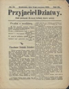 Przyjaciel Dziatwy : pismo poświęcone dla naszej kochanej dziatwy polskiej 1906.06.14 nr 24
