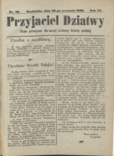 Przyjaciel Dziatwy : pismo poświęcone dla naszej kochanej dziatwy polskiej 1906.09.20 nr 38