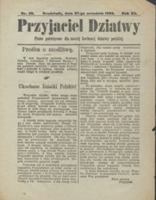Przyjaciel Dziatwy : pismo poświęcone dla naszej kochanej dziatwy polskiej 1906.09.27 nr 39