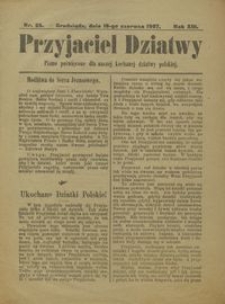 Przyjaciel Dziatwy : pismo poświęcone dla naszej kochanej dziatwy polskiej 1907.06.18 nr 25