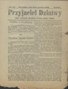 Przyjaciel Dziatwy : pismo poświęcone dla naszej kochanej dziatwy polskiej1908.12.22 nr 52