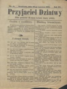 Przyjaciel Dziatwy : pismo poświęcone dla naszej kochanej dziatwy polskiej 1909.04.20 nr 16
