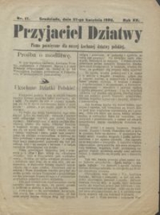 Przyjaciel Dziatwy : pismo poświęcone dla naszej kochanej dziatwy polskiej 1909.04.27 nr 17