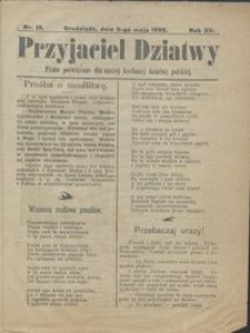 Przyjaciel Dziatwy : pismo poświęcone dla naszej kochanej dziatwy polskiej 1909.05.11 nr 19