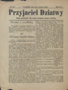Przyjaciel Dziatwy : pismo poświęcone dla naszej kochanej dziatwy polskiej 1909.06.08 nr 23