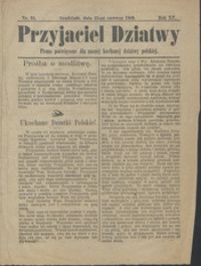 Przyjaciel Dziatwy : pismo poświęcone dla naszej kochanej dziatwy polskiej 1909.06.15 nr 24