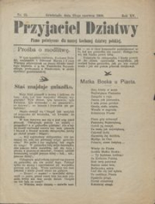 Przyjaciel Dziatwy : pismo poświęcone dla naszej kochanej dziatwy polskiej 1909.06.22 nr 25