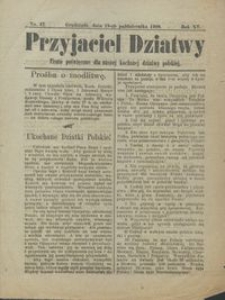 Przyjaciel Dziatwy : pismo poświęcone dla naszej kochanej dziatwy polskiej 1909.10.19 nr 42