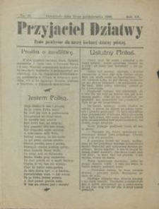 Przyjaciel Dziatwy : pismo poświęcone dla naszej kochanej dziatwy polskiej 1909.10.26 nr 43