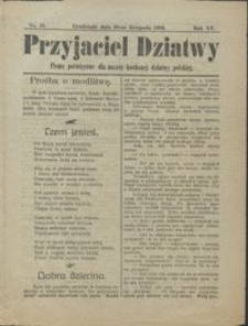Przyjaciel Dziatwy : pismo poświęcone dla naszej kochanej dziatwy polskiej 1909.11.30 nr 48