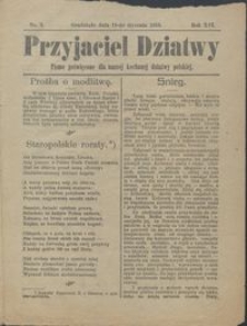 Przyjaciel Dziatwy : pismo poświęcone dla naszej kochanej dziatwy polskiej 1910.01.11 nr 2