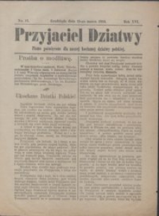 Przyjaciel Dziatwy : pismo poświęcone dla naszej kochanej dziatwy polskiej 1910.03.15 nr 11