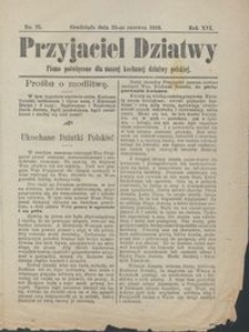 Przyjaciel Dziatwy : pismo poświęcone dla naszej kochanej dziatwy polskiej 1910.06.23 nr 25
