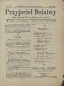 Przyjaciel Dziatwy : pismo poświęcone dla naszej kochanej dziatwy polskiej 1910.08.04 nr 31