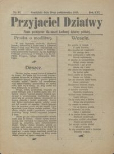 Przyjaciel Dziatwy : pismo poświęcone dla naszej kochanej dziatwy polskiej 1910.10.20 nr 42