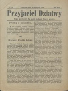 Przyjaciel Dziatwy : pismo poświęcone dla naszej kochanej dziatwy polskiej 1910.11.10 nr 45