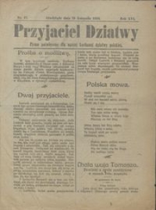 Przyjaciel Dziatwy : pismo poświęcone dla naszej kochanej dziatwy polskiej 1910.11.24 nr 47