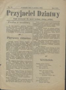 Przyjaciel Dziatwy : pismo poświęcone dla naszej kochanej dziatwy polskiej 1910.12.01 nr 48