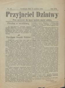 Przyjaciel Dziatwy : pismo poświęcone dla naszej kochanej dziatwy polskiej 1910.12.15 nr 50