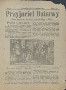 Przyjaciel Dziatwy : pismo poświęcone dla naszej kochanej dziatwy polskiej 1910.12.27 nr 52