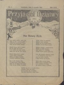 Przyjaciel Dziatwy : pismo poświęcone dla naszej kochanej dziatwy polskiej 1911.01.05 nr 1