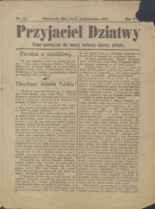 Przyjaciel Dziatwy : pismo poświęcone dla naszej kochanej dziatwy polskiej 1911.10.31 nr 44
