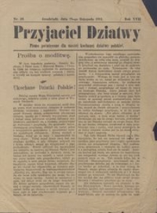 Przyjaciel Dziatwy : pismo poświęcone dla naszej kochanej dziatwy polskiej 1911.11.28 nr 48
