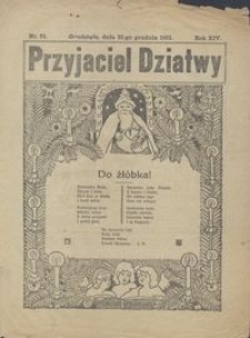 Przyjaciel Dziatwy : pismo poświęcone dla naszej kochanej dziatwy polskiej 1911.12.21 nr 51