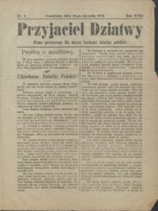 Przyjaciel Dziatwy : pismo poświęcone dla naszej kochanej dziatwy polskiej 1912.01.16 nr 3