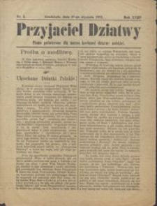 Przyjaciel Dziatwy : pismo poświęcone dla naszej kochanej dziatwy polskiej 1912.01.30 nr 5