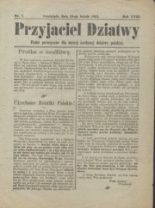 Przyjaciel Dziatwy : pismo poświęcone dla naszej kochanej dziatwy polskiej 1912.02.13 nr 7