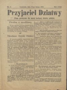 Przyjaciel Dziatwy : pismo poświęcone dla naszej kochanej dziatwy polskiej 1912.02.20 nr 8