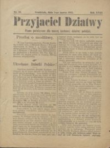 Przyjaciel Dziatwy : pismo poświęcone dla naszej kochanej dziatwy polskiej 1912.03.05 nr 10