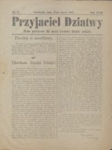 Przyjaciel Dziatwy : pismo poświęcone dla naszej kochanej dziatwy polskiej 1912.03.12 nr 11
