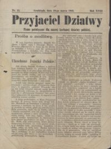 Przyjaciel Dziatwy : pismo poświęcone dla naszej kochanej dziatwy polskiej 1912.03.19 nr 12