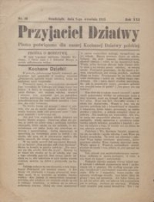 Przyjaciel Dziatwy : pismo poświęcone dla naszej kochanej dziatwy polskiej 1915.09.07 nr 36