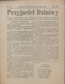 Przyjaciel Dziatwy : pismo poświęcone dla naszej kochanej dziatwy polskiej 1915.10.30 nr 44