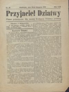 Przyjaciel Dziatwy : pismo poświęcone dla naszej kochanej dziatwy polskiej 1915.11.30 nr 48