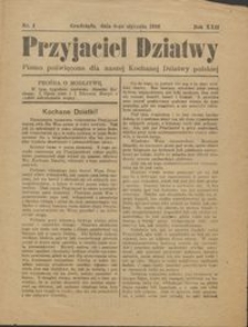 Przyjaciel Dziatwy : pismo poświęcone dla naszej kochanej dziatwy polskiej 1916.01.06 nr 1