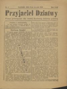 Przyjaciel Dziatwy : pismo poświęcone dla naszej kochanej dziatwy polskiej 1916.01.11 nr 2